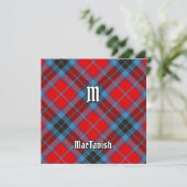 Clan MacTavish Tartan Einladung (Stehend Vorderseite)