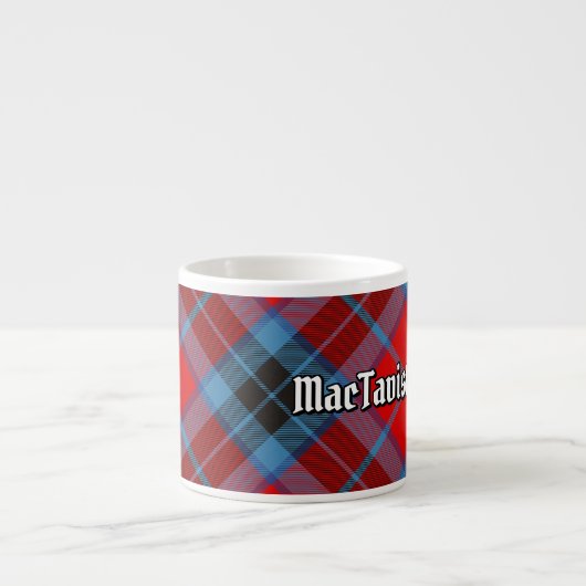 Clan MacTavish Tartan Espressotasse (Vorderseite)