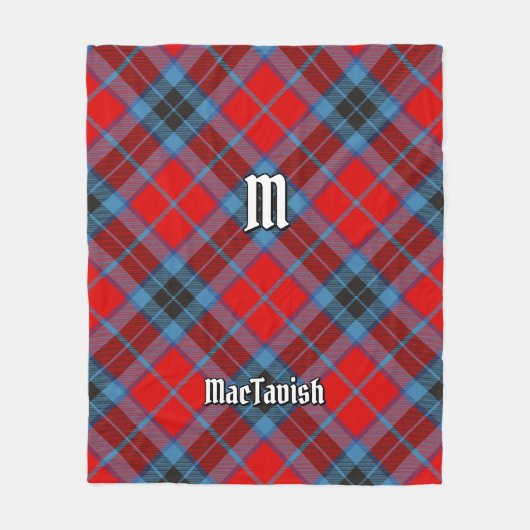 Clan MacTavish Tartan Fleecedecke (Vorderseite)