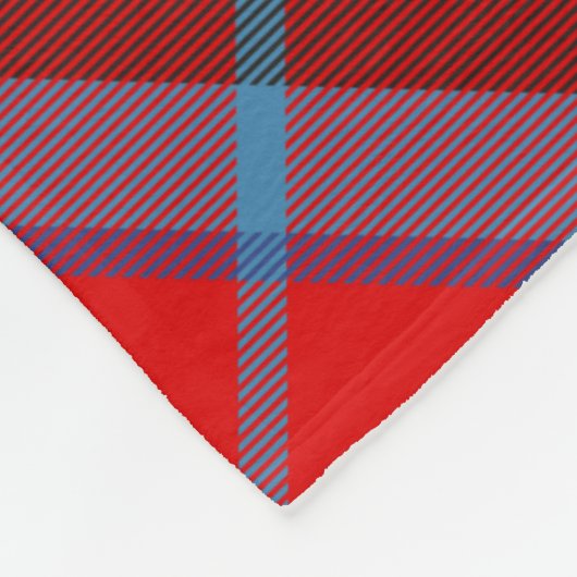 Clan MacTavish Tartan Fleecedecke (Ecke)