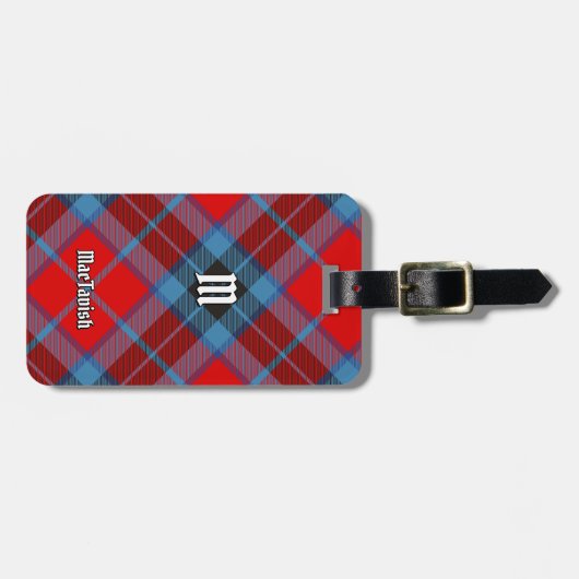 Clan MacTavish Tartan Gepäckanhänger (Vorderseite horizontal)