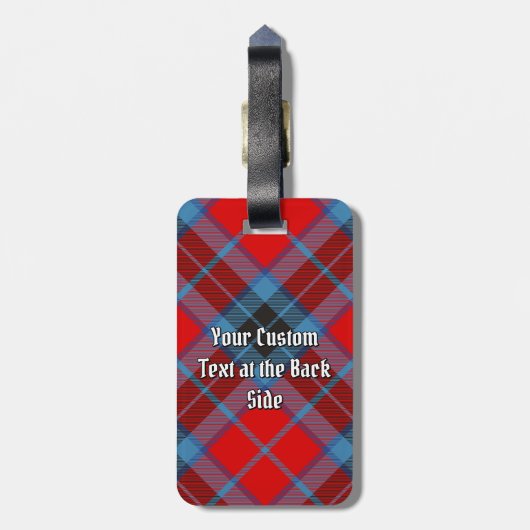 Clan MacTavish Tartan Gepäckanhänger (Rückseite vertikal)