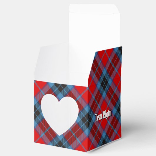 Clan MacTavish Tartan Geschenkschachtel (Geöffnet)