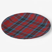 Clan MacTavish Tartan Kariert Pappteller (Schrägansicht)