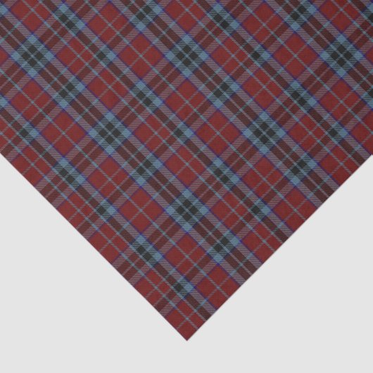Clan MacTavish Tartan Kariertes Gewebe Seidenpapier (Ausschnitt)