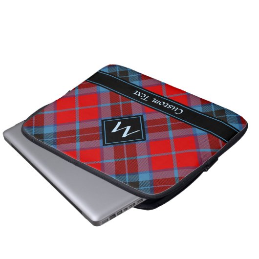 Clan MacTavish Tartan Laptopschutzhülle (Vorne Knopf)