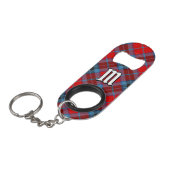 Clan MacTavish Tartan Mini Flaschenöffner (Vorderseite Schrägansicht)