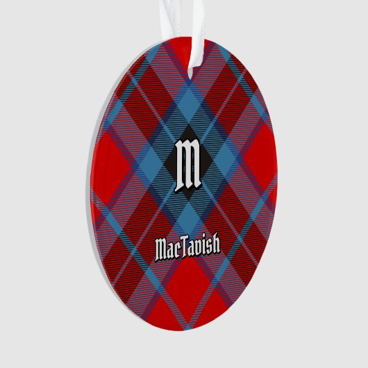 Clan MacTavish Tartan Ornament (Vorderseite)