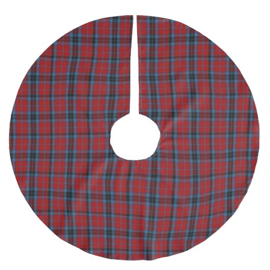 Clan MacTavish Tartan Polyester Weihnachtsbaumdecke (Vorderseite)