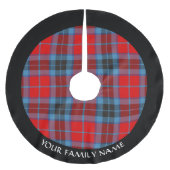 Clan MacTavish Tartan Polyester Weihnachtsbaumdecke (Vorderseite)