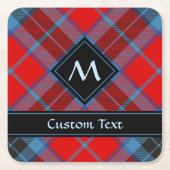 Clan MacTavish Tartan Rechteckiger Pappuntersetzer (Vorderseite)