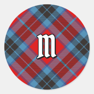 Clan MacTavish Tartan Runder Aufkleber