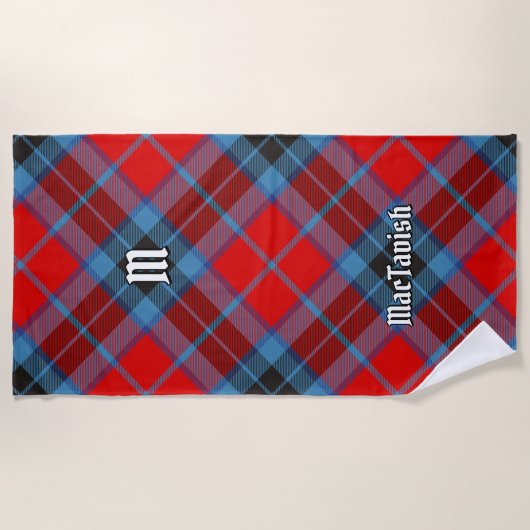 Clan MacTavish Tartan Strandtuch (Vorderseite)