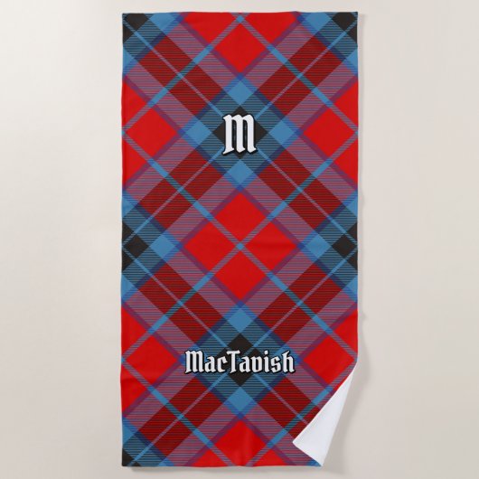 Clan MacTavish Tartan Strandtuch (Vorderseite)