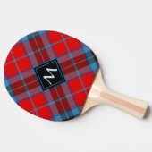 Clan MacTavish Tartan Tischtennis Schläger (Seitenansicht)