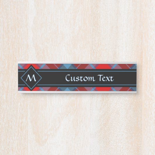 Clan MacTavish Tartan Türschild (Vorderseite )