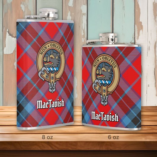 Clan MacTavish Wappen Flask Flachmann