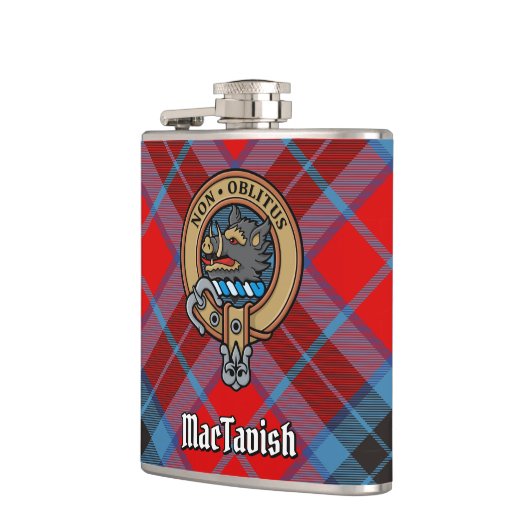 Clan MacTavish Wappen Flask Flachmann (Links)