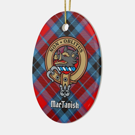 Clan MacTavish Wappen Keramik Ornament (Links)