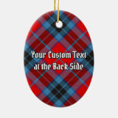 Clan MacTavish Wappen Keramik Ornament (Hinten)