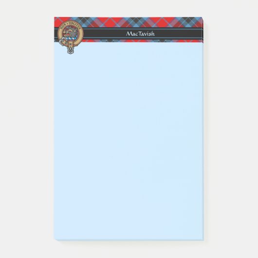 Clan MacTavish Wappen Postit Notes Post-it Klebezettel (Vorderseite)