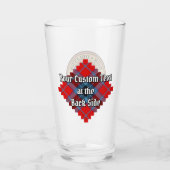 Clan MacTavish Wappen über Tartan Glas (Rückseite)