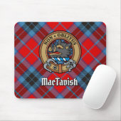 Clan MacTavish Wappen über Tartan Mousepad (Mit Mouse)