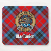 Clan MacTavish Wappen über Tartan Mousepad (Vorne)