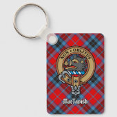 Clan MacTavish Wappen über Tartan Schlüsselanhänge Schlüsselanhänger (Vorderseite)