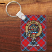 Clan MacTavish Wappen über Tartan Schlüsselanhänge Schlüsselanhänger (Vorderseite)
