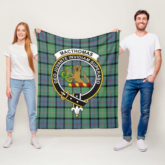 Clan MacThomas Ancient Tartan Kariert Fleecedecke (Beispiel)