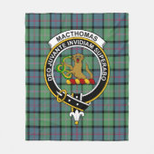 Clan MacThomas Ancient Tartan Kariert Fleecedecke (Vorderseite)