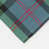 Clan MacThomas Ancient Tartan Kariert Fleecedecke (Ecke)