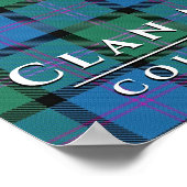 Clan MacThomas Colors of Scotland 2 Tartan Kariert Poster (Ecke)