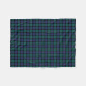 Clan MacThomas Tartan Kariert Fleecedecke (Vorderseite (Horizontal))