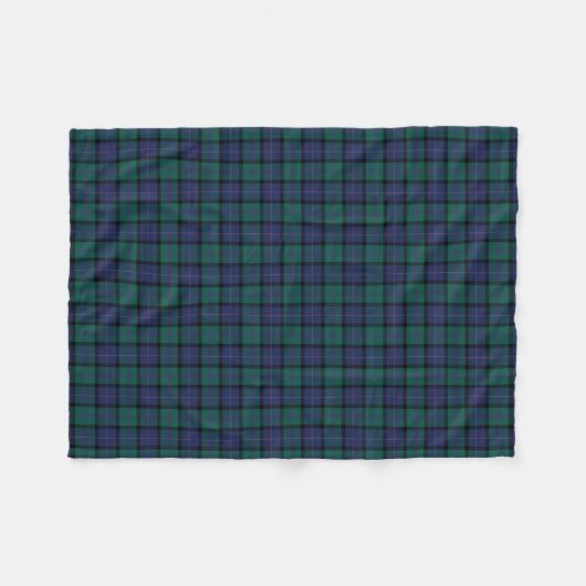 Clan MacThomas Tartan Kariert Fleecedecke (Vorderseite (Horizontal))