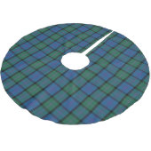 Clan MacThomas Tartan Kariert Tree Skirt Polyester Weihnachtsbaumdecke (Schrägansicht)