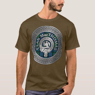 Clan MacThomas Wappen Tartan Knot T-Shirt