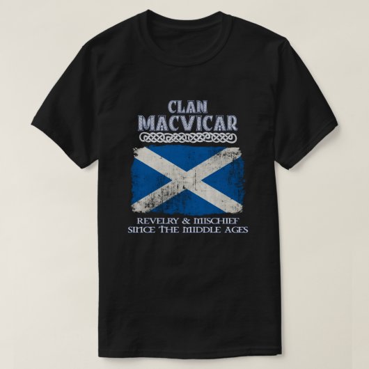 Clan MacVicar Wappen Schottische Clans Scottish Su T-Shirt (Design vorne)