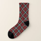 Clan Maguire Tartan Muster Red Irish Kariert Socken (Links - Außen)