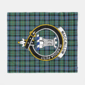 Clan Malcolm Ancient Tartan Kariert Fleecedecke (Vorderseite (Horizontal))