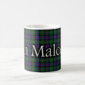 Clan-Malcolm klassischer TartanScottish Kaffeetasse (Mittel)