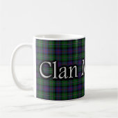 Clan-Malcolm klassischer TartanScottish Kaffeetasse (Links)
