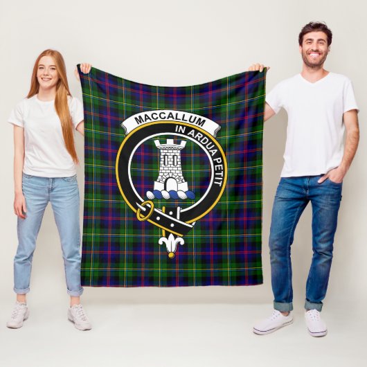 Clan Malcolm Moderm Tartan Kariert Fleecedecke (Beispiel)
