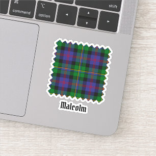 Clan Malcolm Tartan Aufkleber