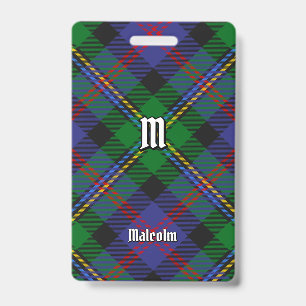 Clan Malcolm Tartan Ausweis
