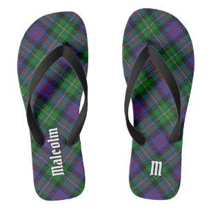 Clan Malcolm Tartan Badesandalen