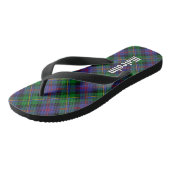 Clan Malcolm Tartan Badesandalen (Schrägansicht)