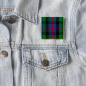 Clan Malcolm Tartan Button (Beispiel)