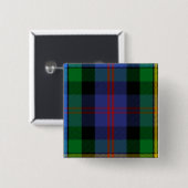 Clan Malcolm Tartan Button (Vorne & Hinten)